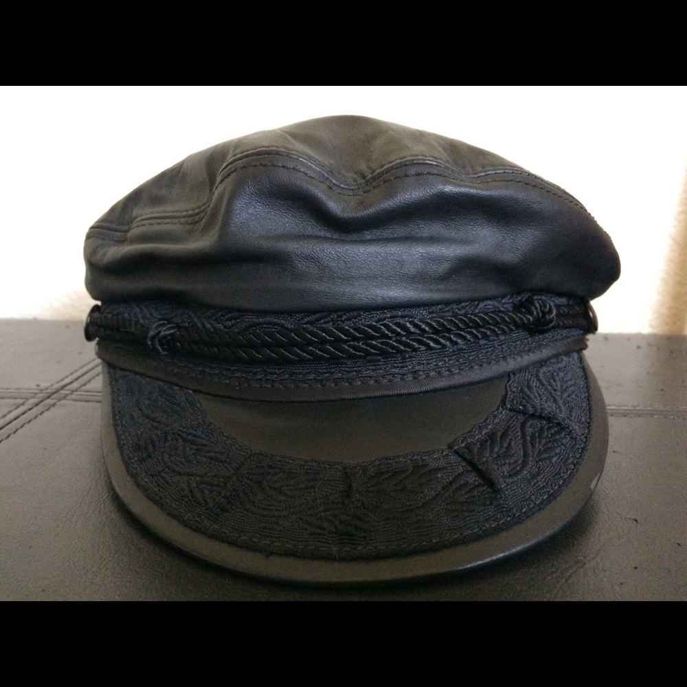 Aegean leather hat San Francisco Athens